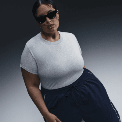 Nike Sportswear Chill Knit Women's Cropped T-Shirt (Plus Size)