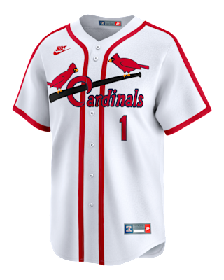 Мужские джерси Ozzie Smith St. Louis Cardinals Cooperstown Nike Dri-FIT ADV MLB Limited Jersey