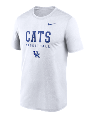 Мужская футболка Kentucky Courtside Basketball Legend Nike Dri-FIT College для баскетбола