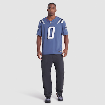 Christian Gonzalez New England Patriots Rivalries Collection Men's Nike Dri-FIT NFL Limited Jersey