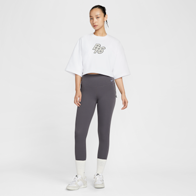 Nike Sportswear Phoenix Fleece Women's Short-Sleeve Cropped French Terry Top