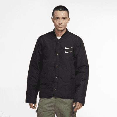 nike quilted jacket mens