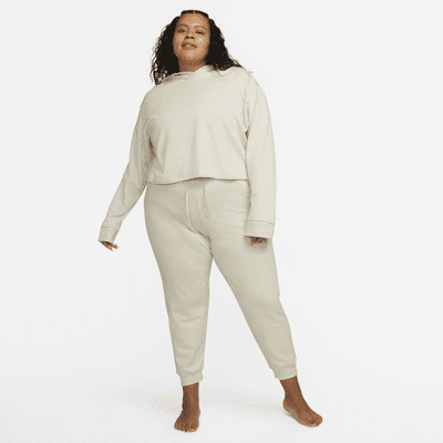 Nike Yoga Luxe Women's Cropped Fleece Hoodie (Plus Size)