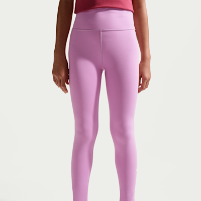 Nike One Older Kids' (Girls') Dri-FIT High-Waisted Leggings