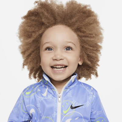 Nike Smiley Swoosh Printed Tricot Set Toddler Tracksuit