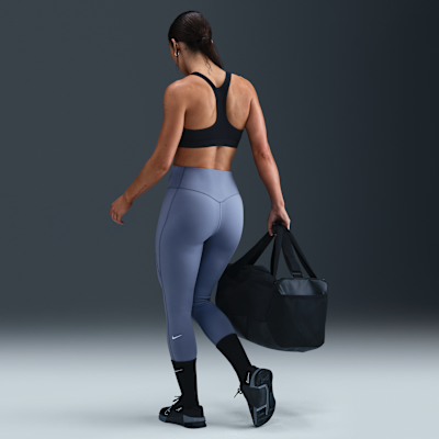 Højtaljede Nike Universa-leggings i 7/8-længde uden søm foran til kvinder