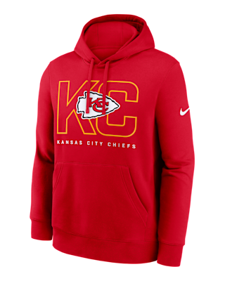 Мужское худи Kansas City Chiefs Busted Play Club Nike NFL Pullover Hoodie