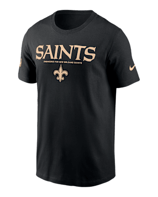 Мужская футболка New Orleans Saints Sideline Team Issue Nike Dri-FIT NFL