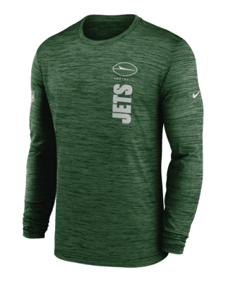 Мужская футболка New York Jets Sideline Velocity Nike Dri-FIT NFL Long-Sleeve