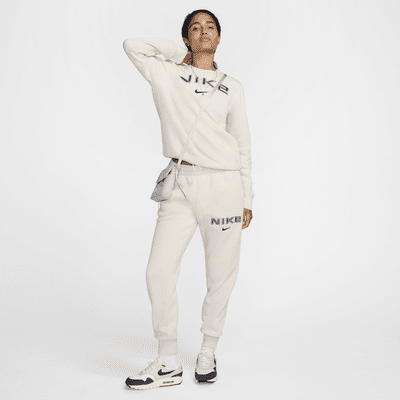Sudadera de cuello redondo con loogotipo para mujer Nike Sportswear Phoenix Fleece