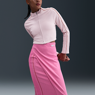 Naomi Osaka Women's High-Waisted Ribbed Maxi Skirt