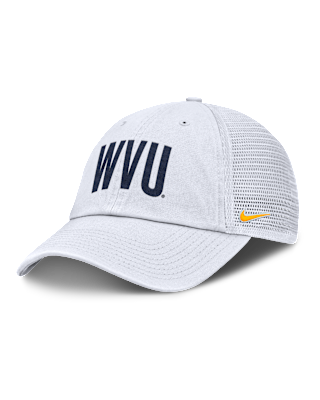 Мужские  West Virginia Primetime Campus Club Nike College Trucker Adjustable Hat