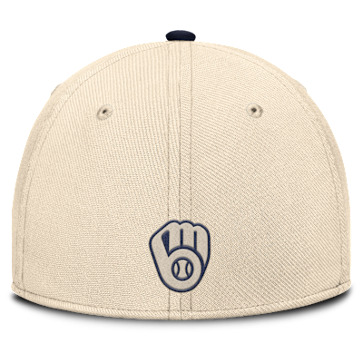 Milwaukee Brewers Statement Rise Swoosh Men's Nike Dri-FIT MLB Hat