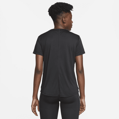 Nike Dri-FIT Swoosh Hardlooptop met korte mouwen voor dames