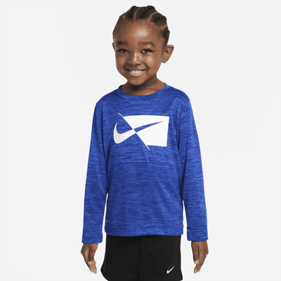 Playera de manga larga para niños pequeños Nike Dri-FIT. Nike.com