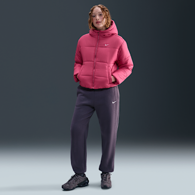 Ledig huvjacka Nike Sportswear Classic Puffer Therma-FIT för kvinnor