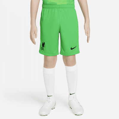 Liverpool F.C. 2021/22 Stadium Goalkeeper Older Kids' Football Shorts ...
