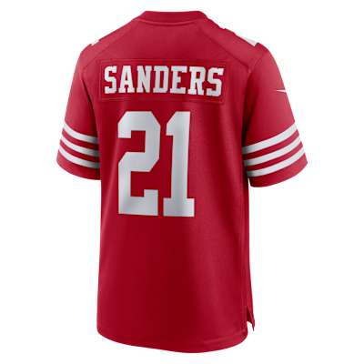 Deion Sanders San Francisco 49ers Retired Men's Nike NFL Game Jersey