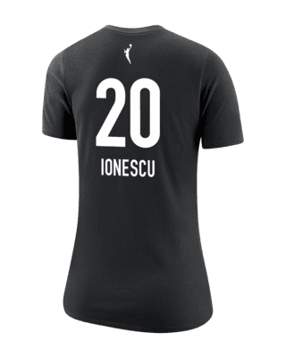 Nike Men's New York Liberty Sabrina Ionescu #20 Black T-Shirt, XL