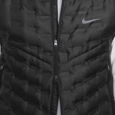 Męski puchowy bezrękawnik do biegania Nike Therma-FIT ADV Repel AeroLoft