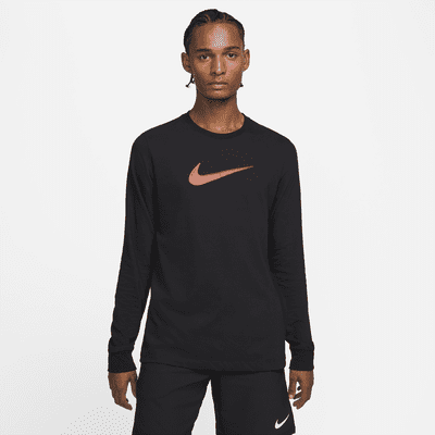 fuga de la prisión girasol Antología Nike Dri-FIT Men's Long-Sleeve T-Shirt. Nike.com