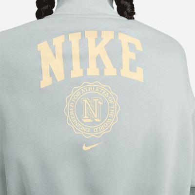 Nike Sportswear Phoenix Fleece Heritage Women's Oversized 1/2-Zip Crop Sweatshirt