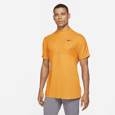 nike men's tiger woods mock neck golf polo