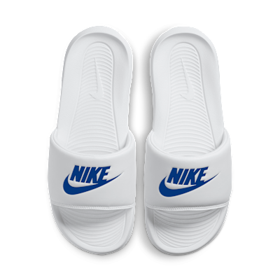 nike victori white slides