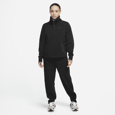 Prenda para la superior con cierre de 1/4 para mujer Nike Sportswear Tech Fleece