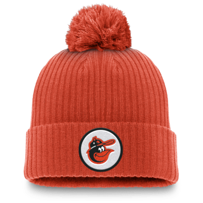 Baltimore Orioles Cooperstown Peak Men's Nike MLB Cuffed Pom Beanie