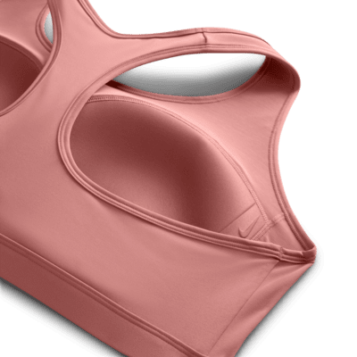 Brassière de sport rembourrée Nike Swoosh Medium Support pour femme (grande taille)