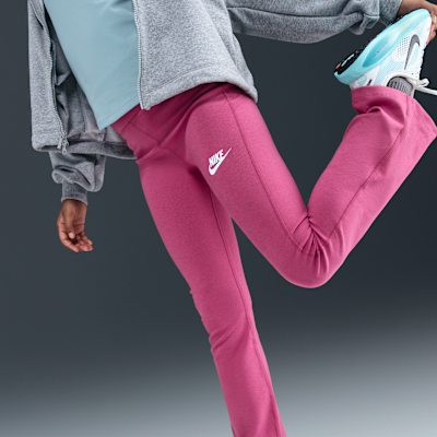 Nike Sportswear Classic Girls' High-Waisted Flared Leggings