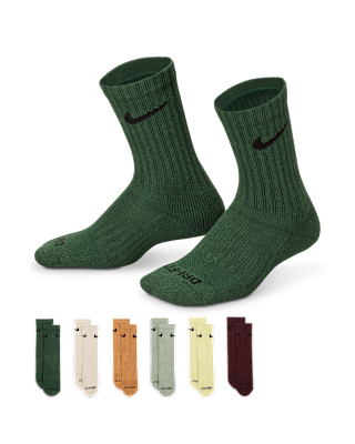 Детские носки Nike Dri-FIT Performance Basics Little Kids' Crew Socks (6 Pairs)