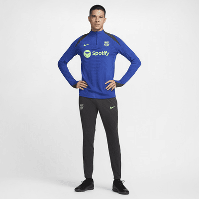 Pánské pleteninové fotbalové tréninkové tričko Nike Dri-FIT ADV FC Barcelona Strike Elite, třetí