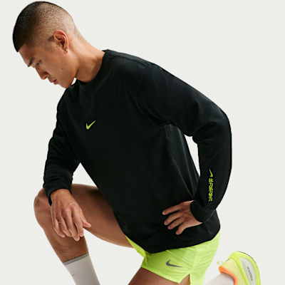 ナイキ⁠メンズ ロングスリーブ ランニング Tシャツ