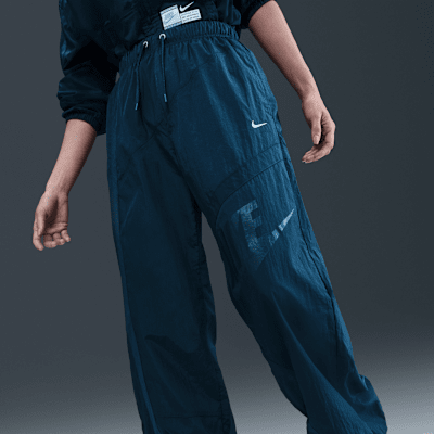 Nike Sportswear Women's Mid-Rise Loose Woven Open-Hem Trousers