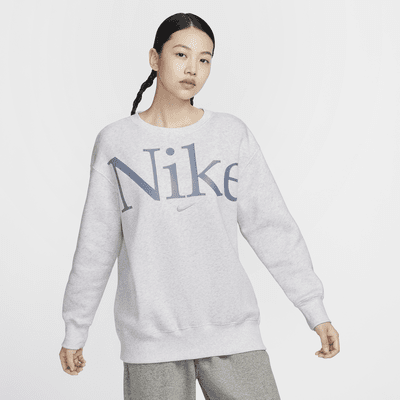 Nike Sportswear Phoenix Fleece Women's Oversized Crew-Neck Logo Sweatshirt