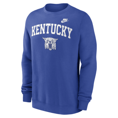 Kentucky Wildcats Legacy Classic Arch Over Logo Men's Nike College Pullover Crew