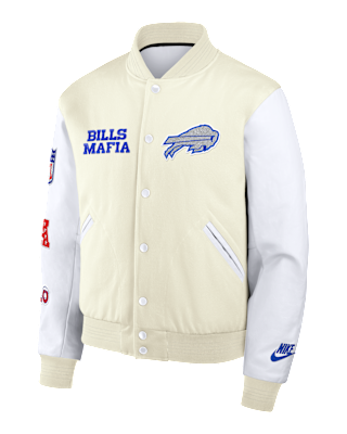 Мужская куртка Buffalo Bills Rivalries Collection Nike NFL Full-Snap Varsity