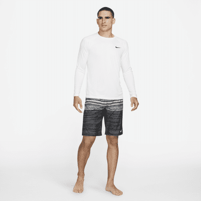 Nike Essential Camiseta Hydroguard de natación de manga larga para hombre