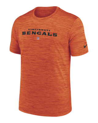 Nike Men's Dri-Fit Sideline Team (NFL Cincinnati Bengals) Long-Sleeve T-Shirt in Black, Size: 2XL | 00LX00A9A-0BI