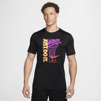 T-shirt de basquetebol Dri-FIT Nike para homem