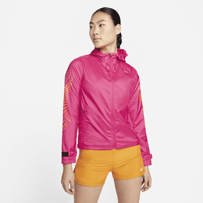 nike pink jacket