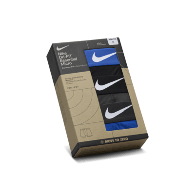 Nike Essentials Big Kids' Dri-FIT Boxer Briefs (3-Pack)