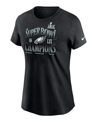 Женская футболка Philadelphia Eagles Super Bowl LIX Champions '90s Inspired Nike NFL