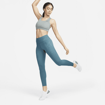 Leggings Nike Go i 7/8-längd med fast stöd, midja och för kvinnor. Nike SE