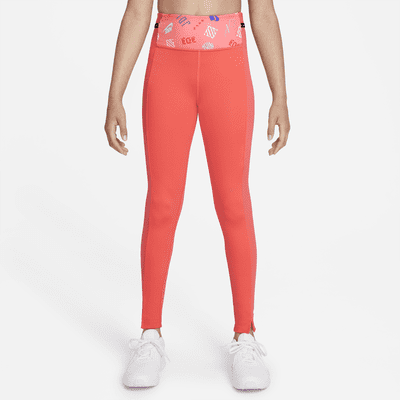 legging orange fille