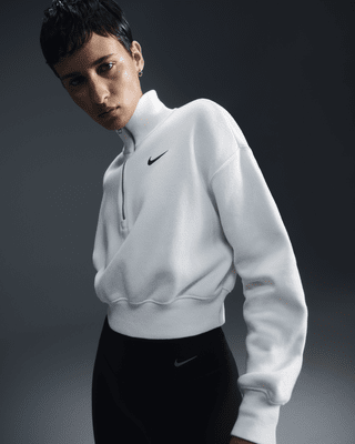 Женский свитшот Nike Sportswear Phoenix Fleece 1/2-Zip Cropped