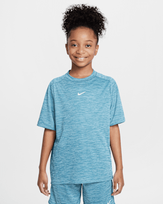 Подростковые шорты Nike Multi Big Kids' Dri-FIT Short-Sleeve Top