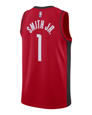 Nike Men's Houston Rockets Jalen Green #4 Red Dri-Fit Swingman Jersey, Small